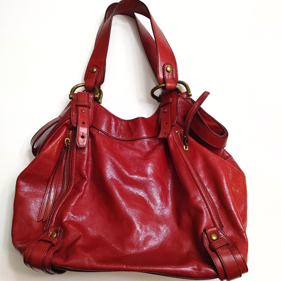 Kooba red leather handbag - Picture 9 of 9